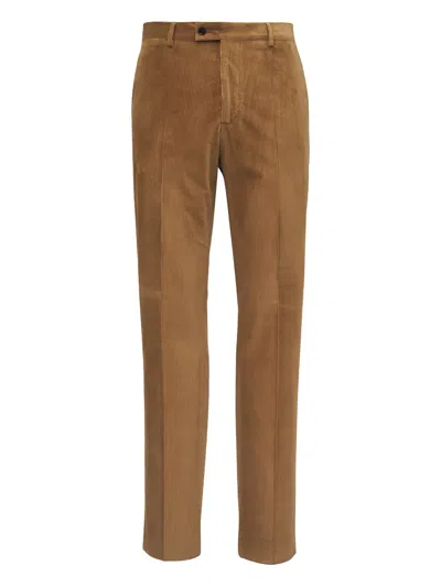 Maurizio Baldassari Corduroy Trousers In Brown