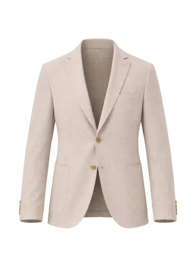 Maurizio Baldassari Notched-lapel Blazer In Neutral