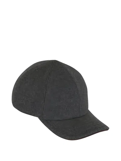 Maurizio Baldassari Panelled Baseball Cap In Black