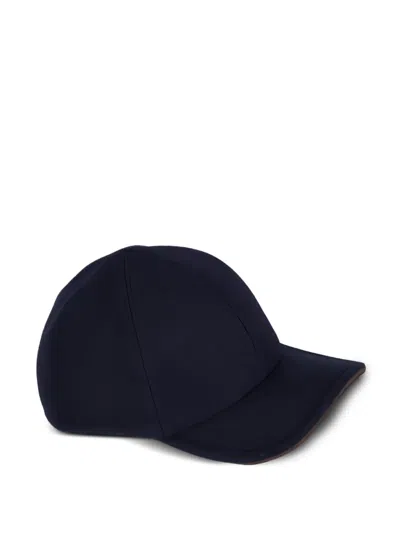 Maurizio Baldassari Panelled Cap In Blue