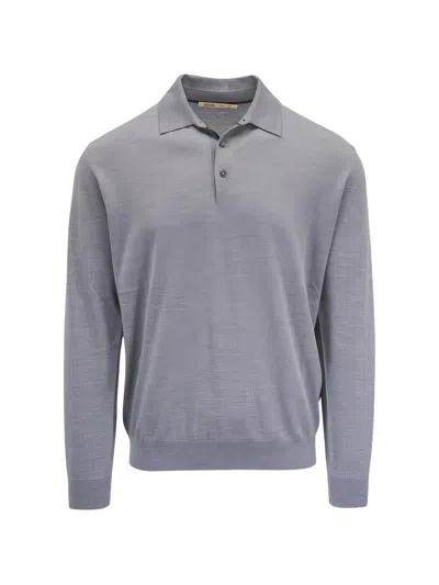 Maurizio Baldassari Virgin Wool Sweater In Gray