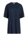 Maurizio Baldassari Woman T-shirt Midnight Blue Size Xxl Virgin Wool In Blue