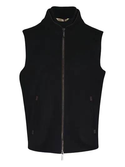 Maurizio Baldassari Zip Padded Jacket In Black