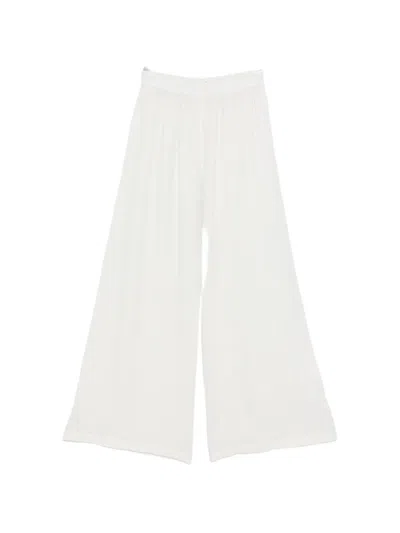 Maurizio Braschi Wide-leg Trousers In White