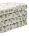 Maurizio Italy 200 Thread Count 4pc Sheet Set In Multi