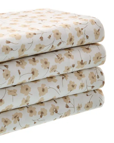 Maurizio Italy 200 Thread Count 4pc Sheet Set In Nude