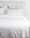 Maurizio Italy Basket Weave Duvet Set In Grey