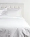Maurizio Italy Basket Weave Duvet Set In White