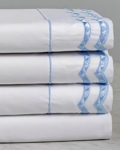 Maurizio Italy Double Scallop Sheet Set