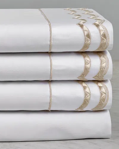 Maurizio Italy Double Scallop Sheet Set