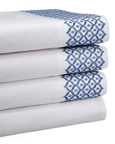 Maurizio Italy Drops Sheet Set In White
