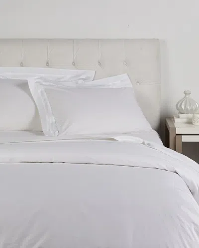 Maurizio Italy Jaws Embroidered Duvet Set In White