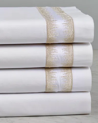 Maurizio Italy Jaws Embroidered Sheet Set