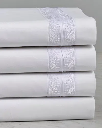 Maurizio Italy Jaws Embroidered Sheet Set