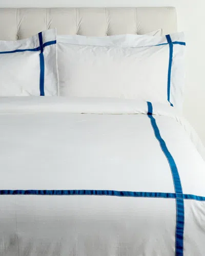 Maurizio Italy Notting Hill Duvet Set In Blue