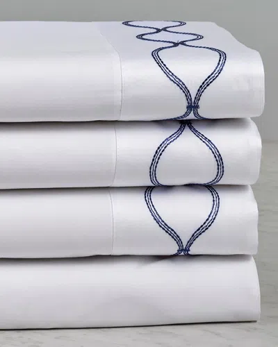 Maurizio Italy Royal Trellis Sheet Set In White