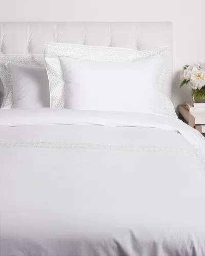 Maurizio Italy Sicily Duvet Set In White