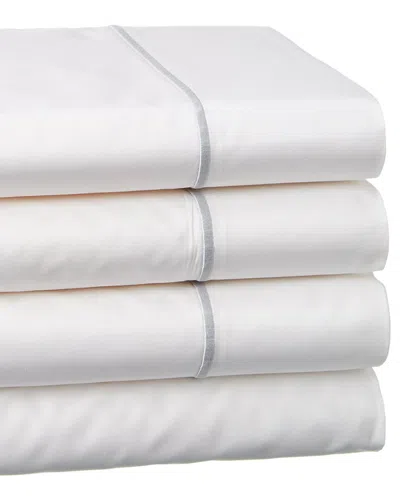 Maurizio Italy Simple Line Sheet Set In White