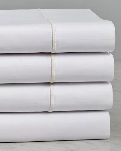 Maurizio Italy Single Line Beige Embroidered Sheet Set