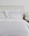 Maurizio Italy Single Line Powder Blue Embroidered Duvet Set