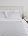 Maurizio Italy Single Line White Embroidered Duvet Set
