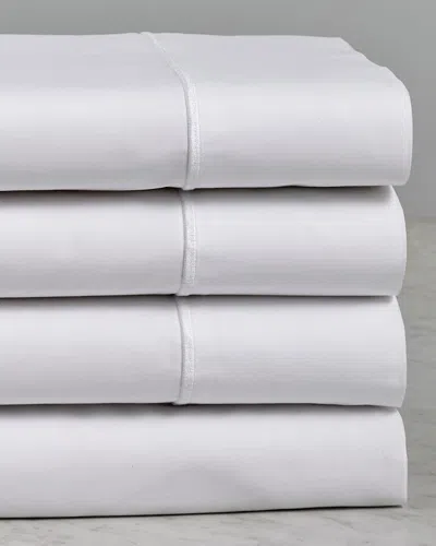 Maurizio Italy Single Line White Embroidered Sheet Set