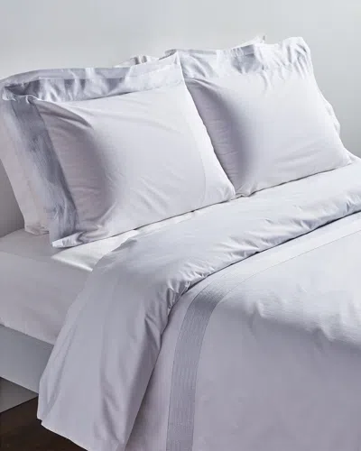 Maurizio Italy Stitches Duvet Set In White