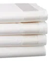 Maurizio Italy Stitches Sheet Set In White