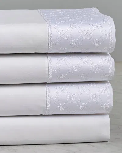 Maurizio Italy Taj Mahal Embroidered Sheet Set