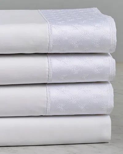Maurizio Italy Taj Mahal Embroidered Sheet Set