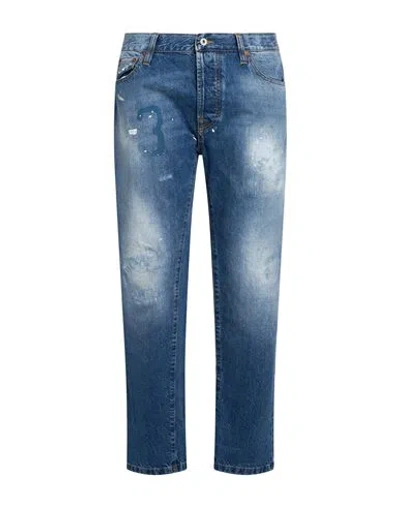 Maurizio Massimino Man Jeans Blue Size 36 Cotton