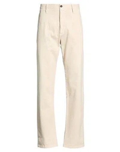 Maurizio Massimino Man Pants Beige Size 30 Cotton, Elastane In Neutral