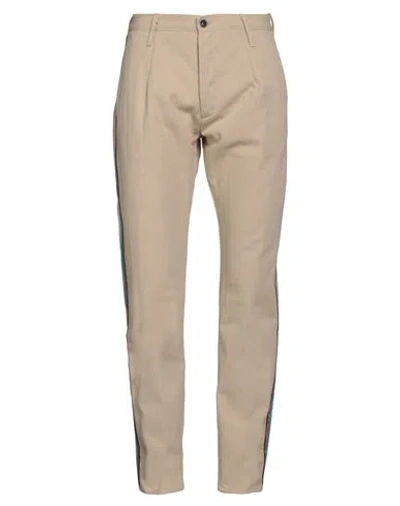 Maurizio Massimino Man Pants Beige Size 32 Cotton