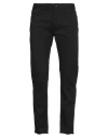 Maurizio Massimino Man Pants Black Size 38 Cotton, Elastane In Black