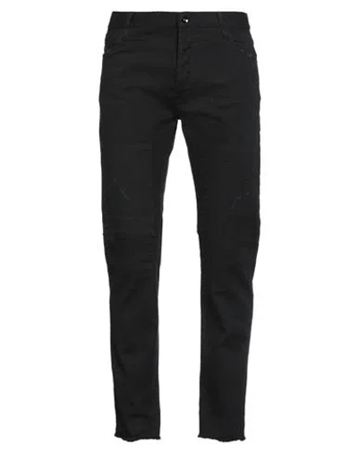 Maurizio Massimino Man Pants Black Size 38 Cotton, Elastane