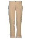 Maurizio Massimino Man Pants Camel Size 26 Cotton In Beige