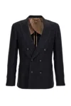 Maurizio Miri Grey Sam Blazer In Multi
