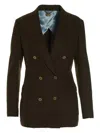 Maurizio Miri Dark Green Stevie Blazer In Dark Green