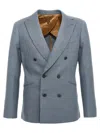 Maurizio Miri Double-breasted Blazer In Blue