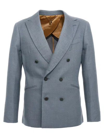 Maurizio Miri Double-breasted Blazer In Blue