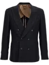 Maurizio Miri Grey Sam Blazer In Multi