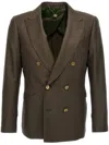 Maurizio Miri Double-breasted Blazer In Grün