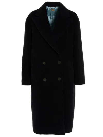 MAURIZIO MIRI MAURIZIO MIRI DOUBLE-BREASTED MAXI COAT WITH BUTTON CLOSURE