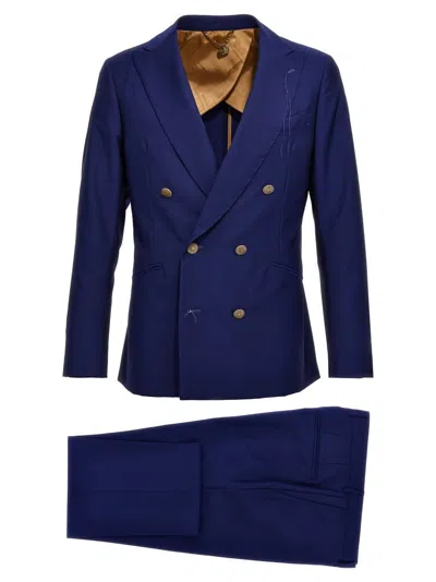 MAURIZIO MIRI DOUBLE-BREASTED WOOL AND MOHAIR SUIT