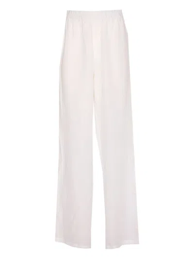 MAURIZIO MIRI ELASTICATED EMBROIDERED TROUSERS