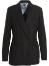 Maurizio Miri Dark Grey Grace Blazer In Grey