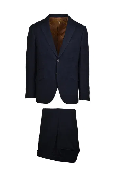 Maurizio Miri Navy Blue Tailored Suit