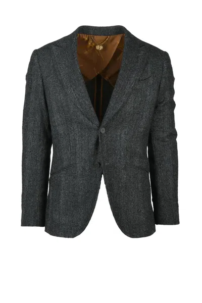Maurizio Miri Rounded Jacket - Grey In Gray