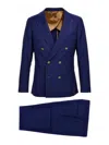 Maurizio Miri Double-breasted Suit Completi Blue In Blue