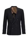 Maurizio Miri Grey Sam Blazer In Black